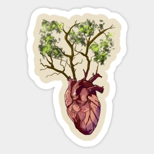 The Heart of Spring Sticker